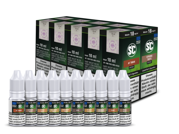 SC Liquid - Tobacco Probierbox 3 mg/ml